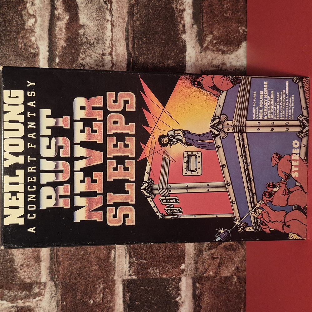 Neil Young Rust Never Sleeps Concert Fantasy VHS
